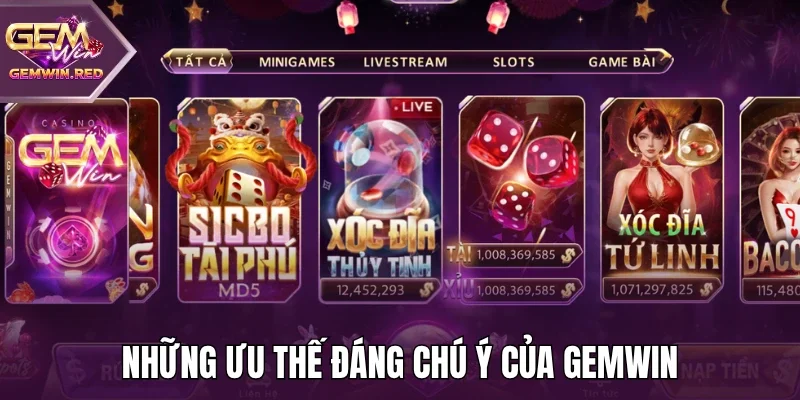 Những ưu thế đáng chú ý của Gemwin